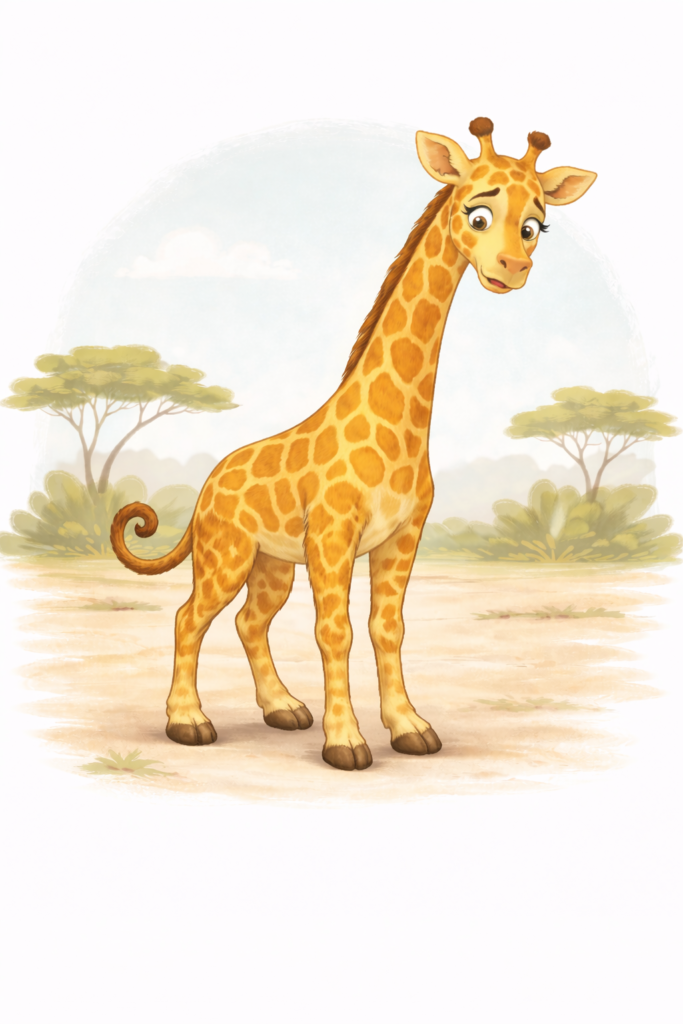 Gigi the Giraffe Portrait