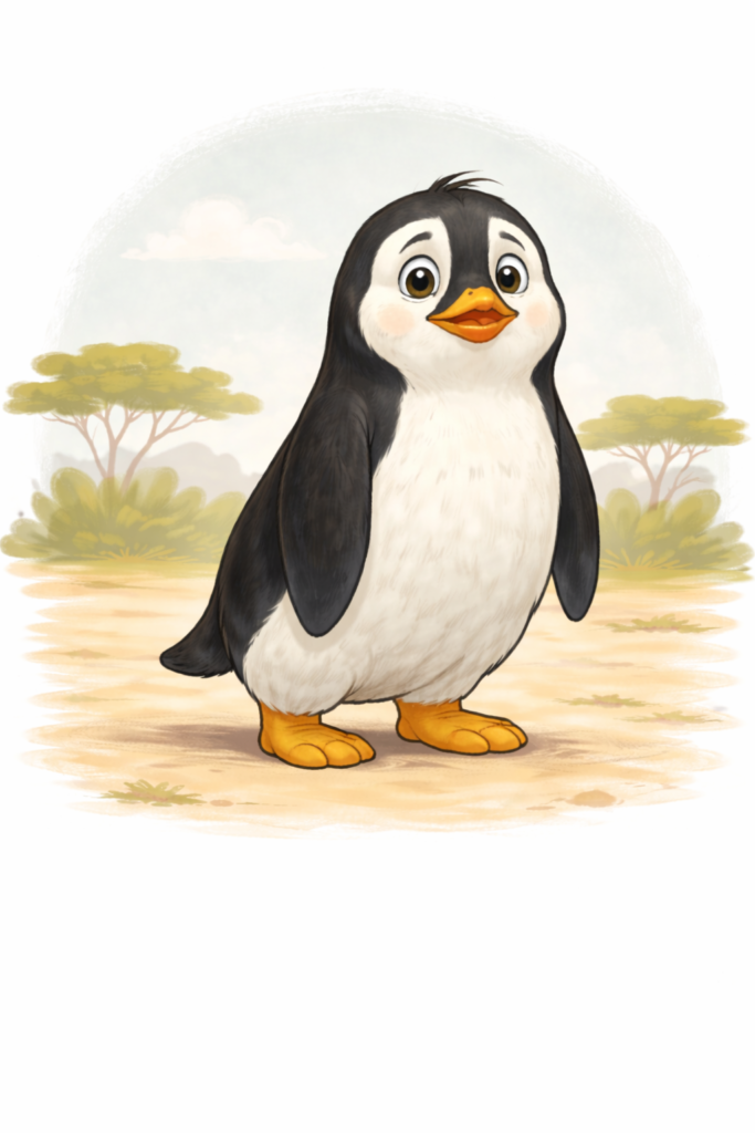 Percy the Penguin Portrait