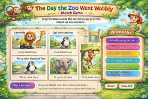 The Day The Zoo Went Wobbly  Builder Puzzle